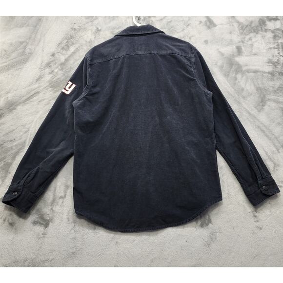 Levi’s Jacket Mens L Black Red New York Giants NFL Shacket Moleskin Embroidered - Picture 4 of 16